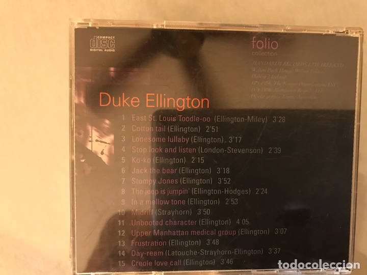 CDs de m&uacute;sica: Duke Ellingtons. The jazz masters - Foto 2