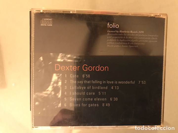 CDs de m&uacute;sica: Dexter Gordon - Foto 2
