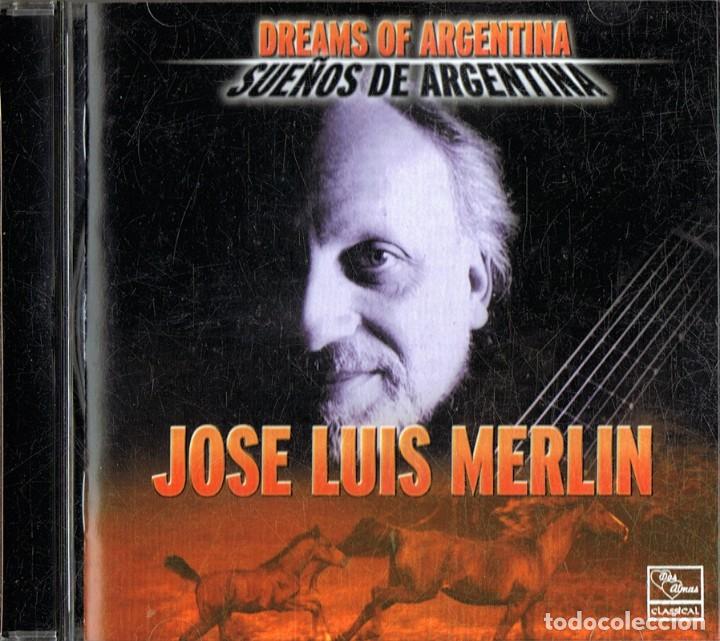 CDs de m&uacute;sica: JOSE LUIS MERLIN &uml;SUE&Ntilde;OS DE ARGENTINA&uml; (CD) - Foto 1