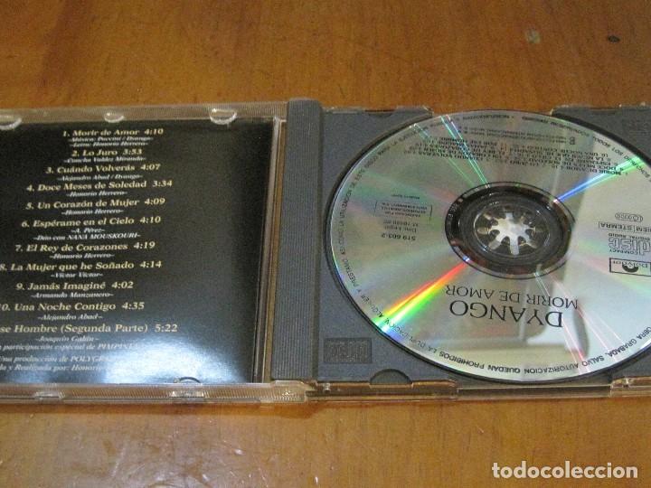 CDs de m&uacute;sica: DYANGO MORIR DE AMOR COMO NUEVO. - Foto 2