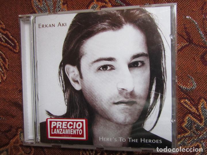 CDs de M&uacute;sica: ERKAN AKI- CD- TITULO HERE'S TO THE HEROES- CON 10 TEMAS- 0RIGINAL DEL 99- TOTALMENTE NUEVO