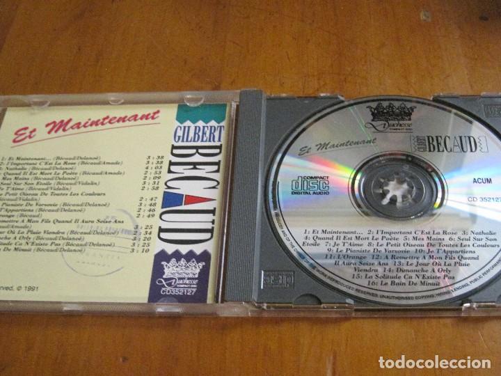 CDs de m&uacute;sica: GILBERT BECAUD ET MAINTENAT COMO NUEVO. - Foto 2
