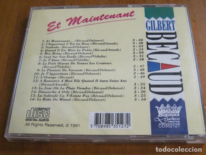 CDs de m&uacute;sica: GILBERT BECAUD ET MAINTENAT COMO NUEVO. - Foto 3