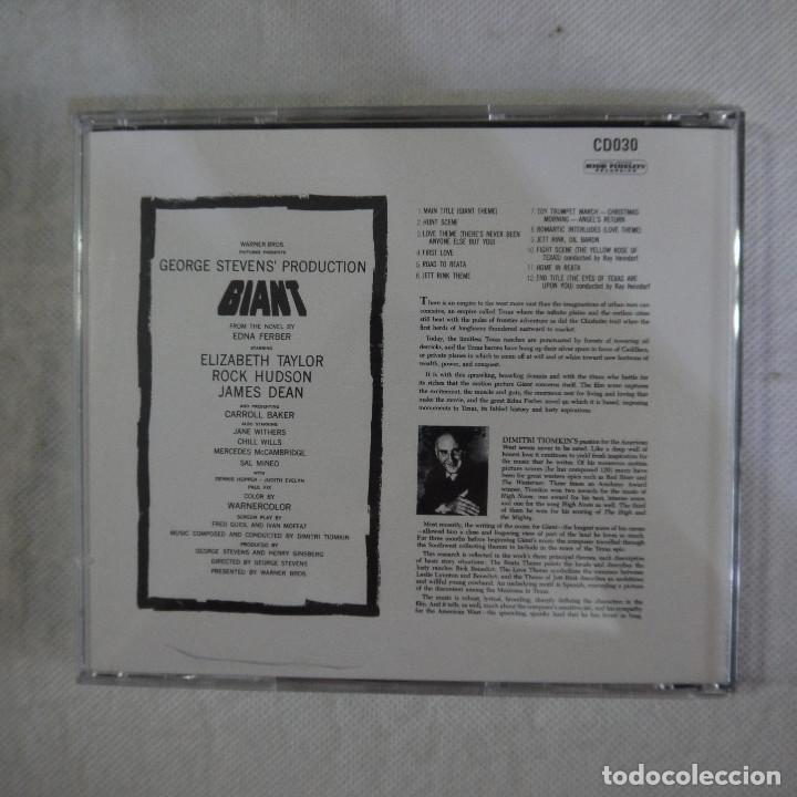 CDs de m&uacute;sica: BSO GIANT - GIGANTE - CD 1993 - Foto 3