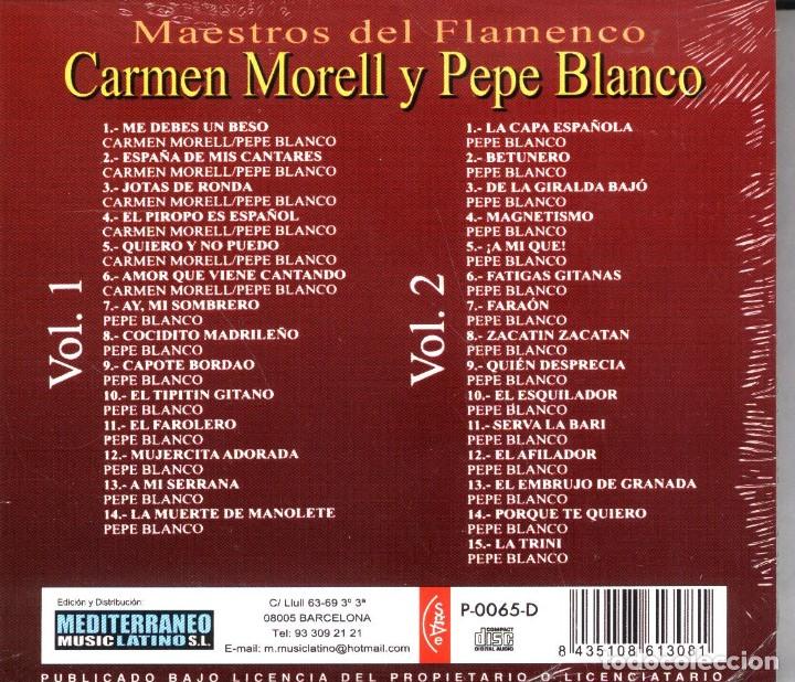 CDs de m&uacute;sica: CARMEN MORELL Y PEPE BLANCO 2CDs NUEVO - Foto 2