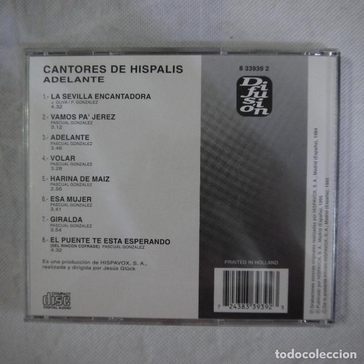 CDs de m&uacute;sica: CANTORES DE HISPALIS - ADELANTE - CD 1995 - Foto 3