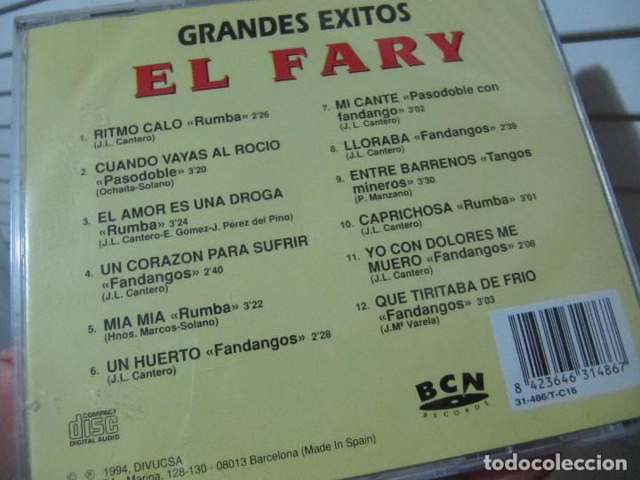 CDs de m&uacute;sica: El fary grandes exitos cd 1994-raro - Foto 2