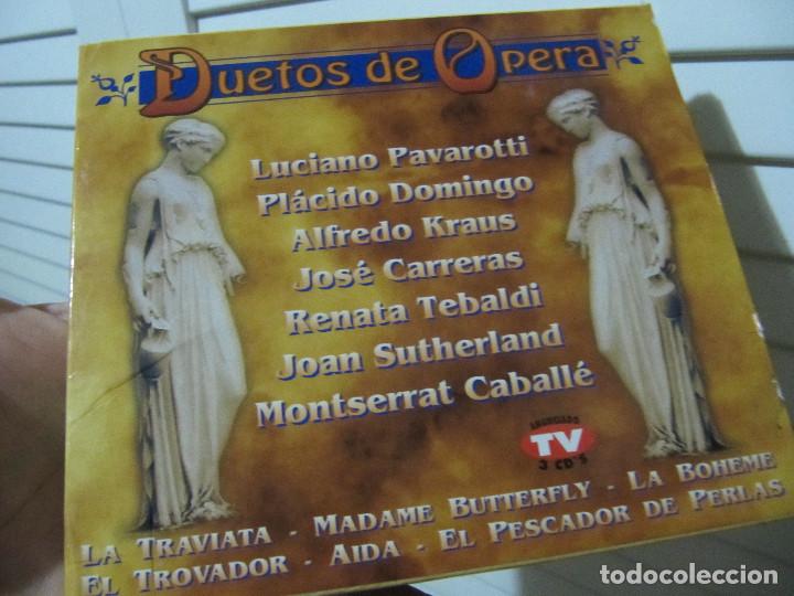 CDs de m&uacute;sica: TRIPLE CD DUETOS DE OPERA - Foto 1
