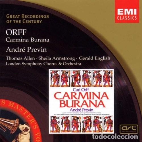 CDs de m&uacute;sica: Orff - Carmina Burana - Andr&eacute; Previn - CD - Foto 1