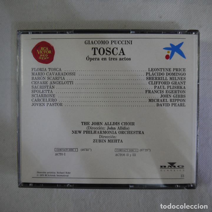 CDs de m&uacute;sica: PUCCINI - TOSCA. OPERA EN TRES ACTOS - 2 CDS - Foto 4