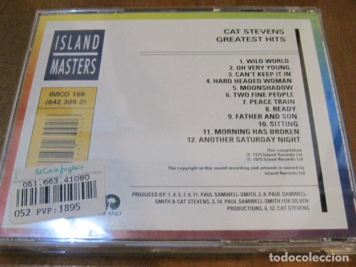 CDs de m&uacute;sica: CAT STEVENS GREATEST HITS COMO NUEVO - Foto 3