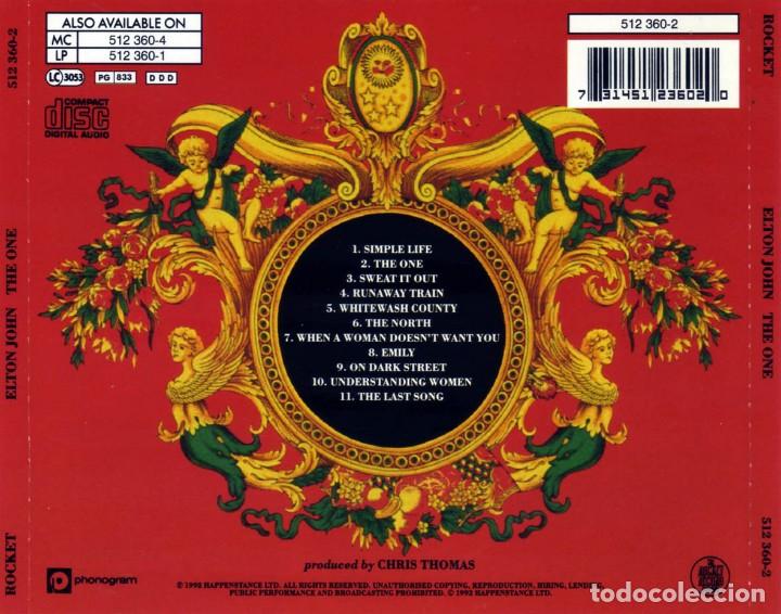 CDs de m&uacute;sica: ELTON JOHN THE ONE COMO NUEVO. - Foto 2