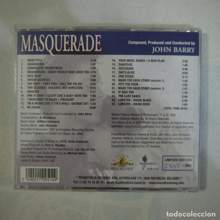 CDs de m&uacute;sica: BSO MASQUERADE - CD 2002 - Foto 3