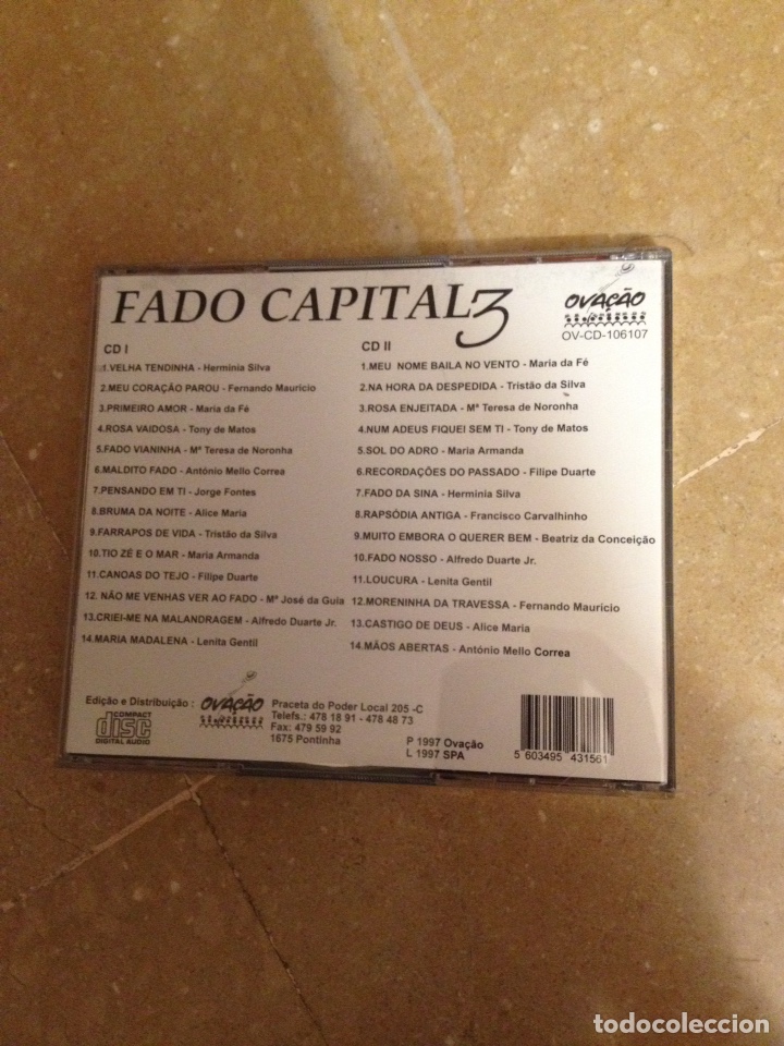 CDs de m&uacute;sica: Fado capital 3 (Doble CD) - Foto 4