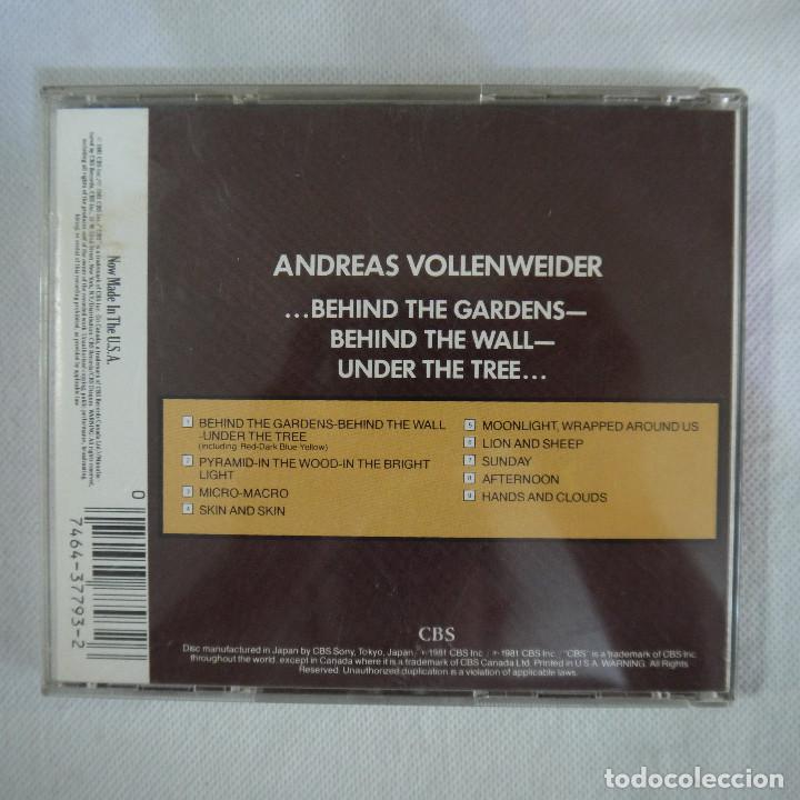 CDs de m&uacute;sica: ANDREAS VOLLENWEIDER - BEHIND THE GARDENS&hellip; - CD 1981 - Foto 3
