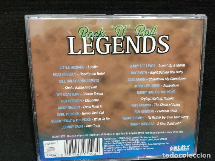 CDs de m&uacute;sica: CD - ROCK N ROLL LEGENDS - HEARTBREAK HOTEL - Foto 2