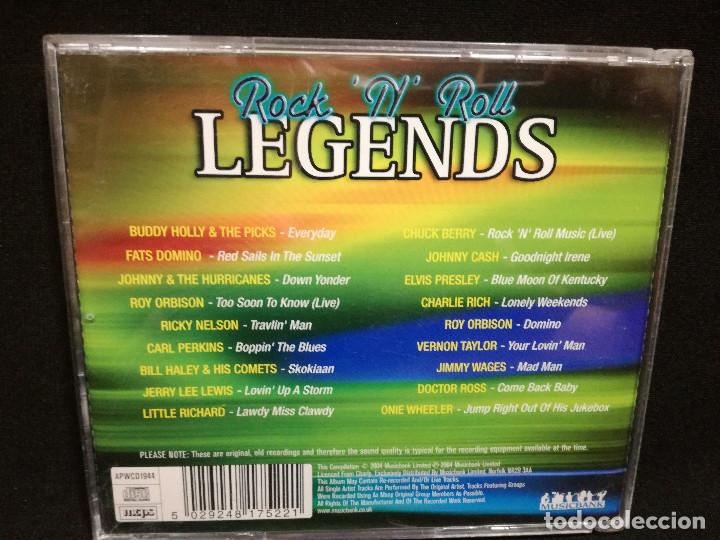 CDs de m&uacute;sica: CD - ROCK N ROLL LEGENDS - MUSIC - Foto 2