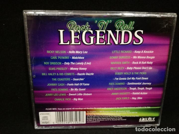 CDs de m&uacute;sica: CD - ROCK N ROLL LEGENDS - HELLO MARY LOU - Foto 2