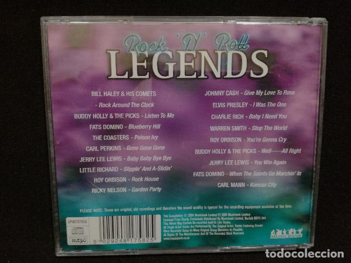 CDs de m&uacute;sica: CD - ROCK N ROLL LEGENDS - ROCK AROUND THE CLOCK - Foto 2