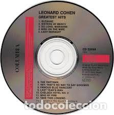 CDs de m&uacute;sica: LEONARD COHEN GREATEST HITS CON LIBRETO IMPECABLE - COMO NUEVO. - Foto 2