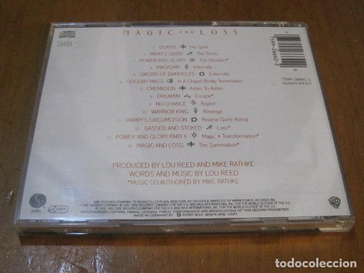 CDs de m&uacute;sica: LOU REED MAGIC AND LOSS COMO NUEVO. - Foto 3