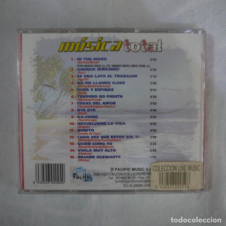 CDs de m&uacute;sica: M&Uacute;SICA TOTAL - CD 2003 - Foto 3