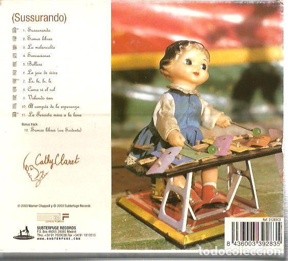 CDs de m&uacute;sica: CD CATHY CLARET : SUSSURANDO - Foto 2