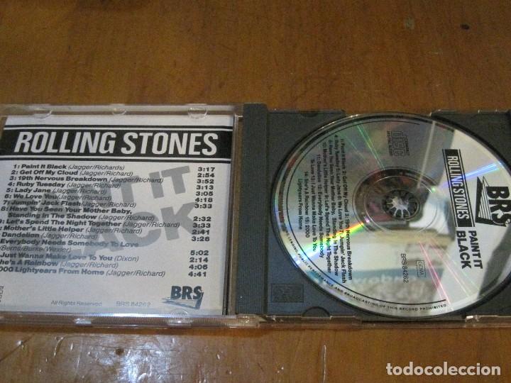 CDs de m&uacute;sica: THE ROLLING STONES PAINT IT BLACK COMO NUEVO. - Foto 2