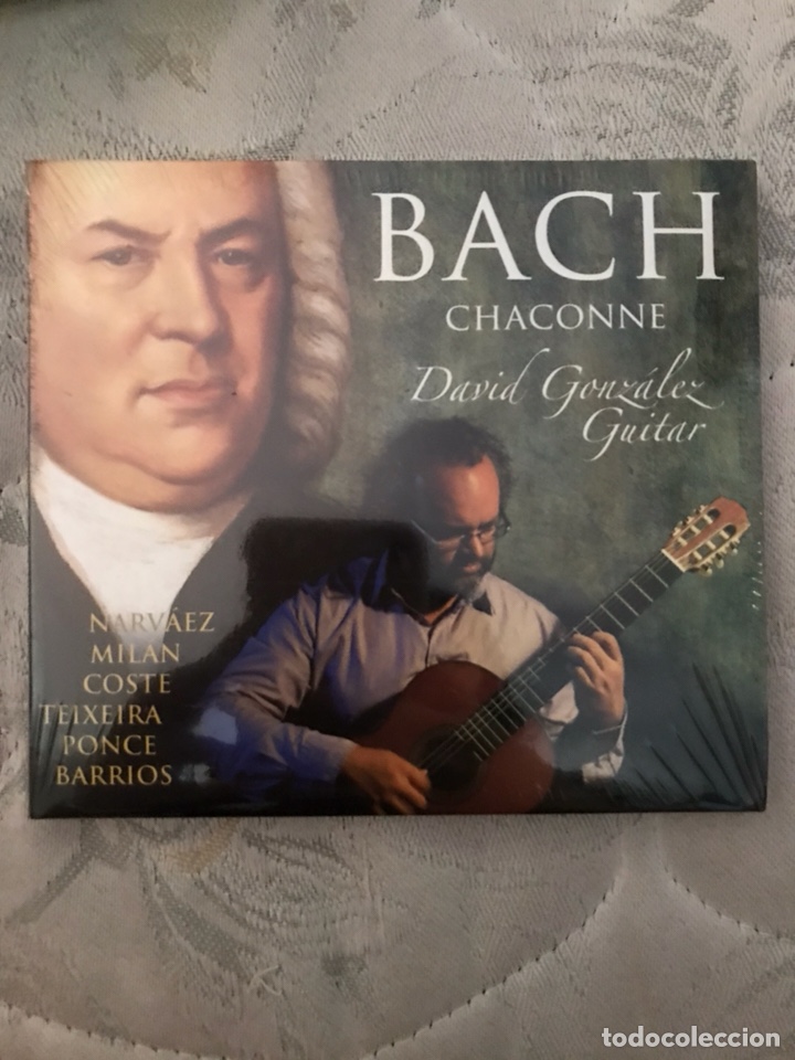 CDs de m&uacute;sica: Bach chaconne precintado david gonzalez guitar - Foto 1