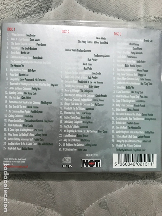 CDs de m&uacute;sica: Merry christmas 3CDs precintado - Foto 2