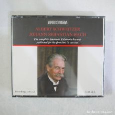 CDs de Música: ALBERT SCHWEITZER - THE COMPLETE AMERICAN COLUMBIA RECORDS - 3 CDS . Lote 128261591