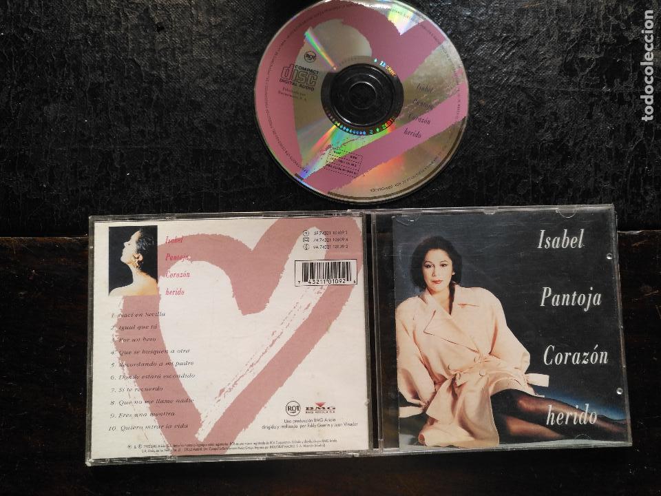 CDs de m&uacute;sica: CD  ISABEL PANTOJA  CORAZON HERIDO - Foto 1
