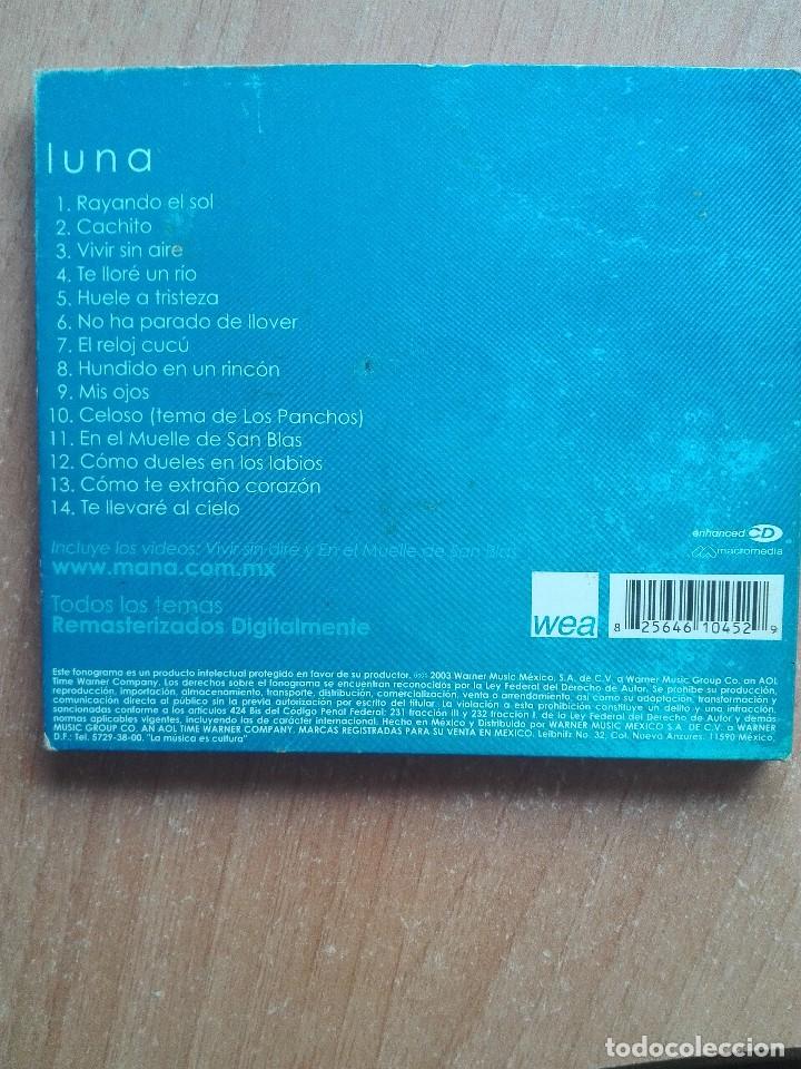 CDs de m&uacute;sica: Mana esenciales.Luna - Foto 3