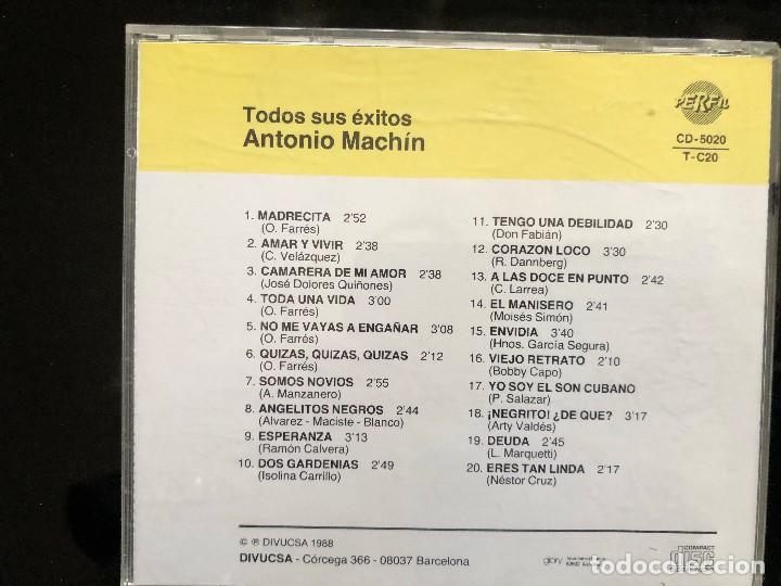 CDs de m&uacute;sica: ANTONIO MACHIN TODOS SUS EXITOS - Foto 2