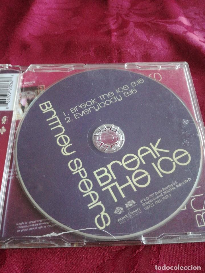 CDs de m&uacute;sica: Cd single BRITNEY SPEARS BREAK THE ICE - Foto 2