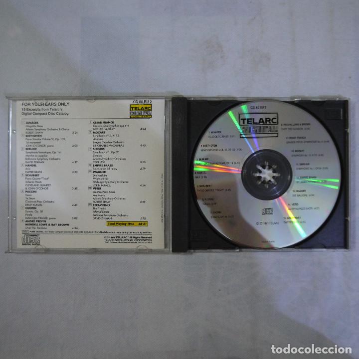 CDs de m&uacute;sica: TELARC - FOR YOUR EARS ONLY - CD 1991 - Foto 2