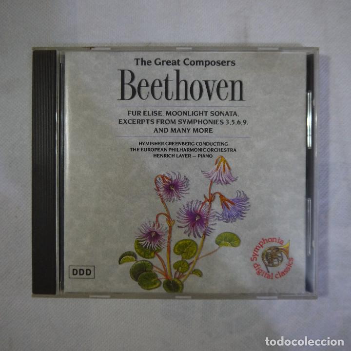 CDs de M&uacute;sica: THE GREAT COMPOSERS BEETHOVEN - FUR ELISE, MOONLIGHT SONATA SYMPHINES 3, 5, 6, 9&hellip; - CD