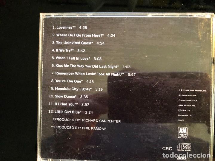 CDs de m&uacute;sica: CARPENTERS LOVELINES - Foto 2