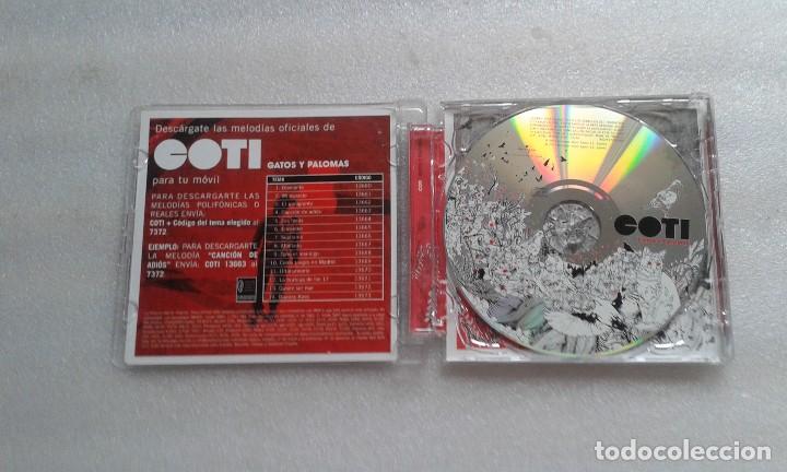 CDs de m&uacute;sica: COTI - GATOS Y PALOMAS CD 2007 - Foto 2