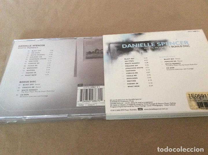 CDs de m&uacute;sica: Danielle Spencer &lrm;&ndash; White Monkey. 2002. Edicion especial 2cd. - Foto 2