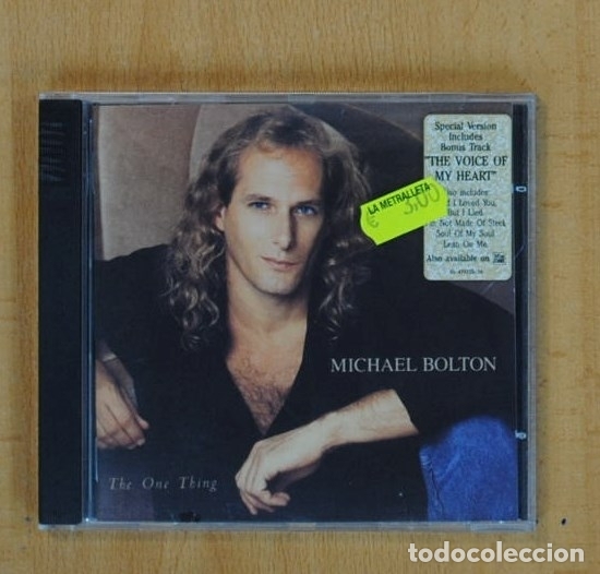 CDs de m&uacute;sica: MICHAEL BOLTON - THE ONE THING - CD - Foto 1
