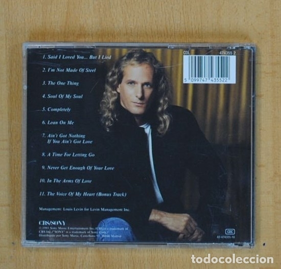 CDs de m&uacute;sica: MICHAEL BOLTON - THE ONE THING - CD - Foto 2