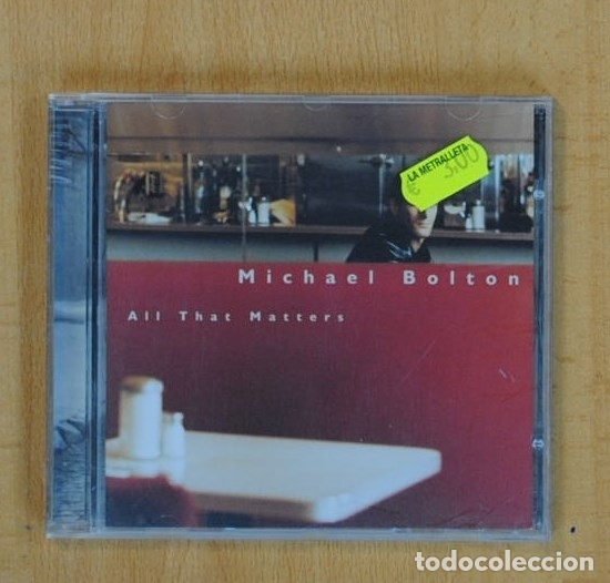 CDs de m&uacute;sica: MICHAEL BOLTON - ALL THAT MATTERS - CD - Foto 1