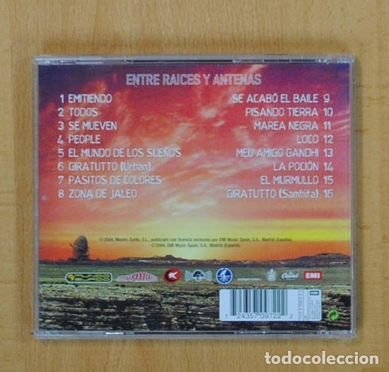 CDs de m&uacute;sica: MACACO - ENTRE RAICES Y ANTENAS - CD - Foto 2