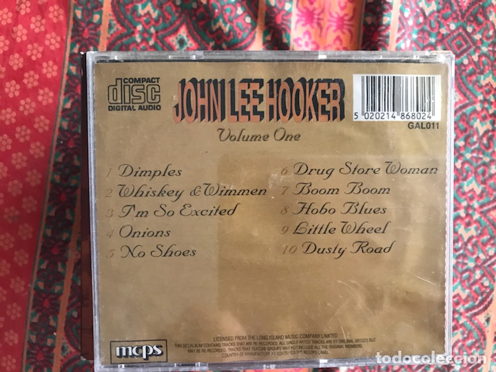 CDs de m&uacute;sica: John Lee Hooker. Volume one - Foto 2