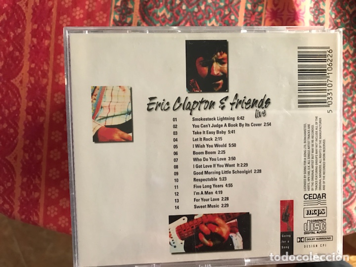 CDs de m&uacute;sica: Eric Clapton. & Friends. Live - Foto 2