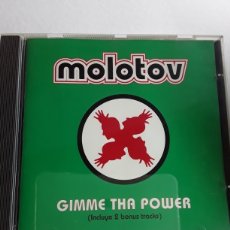CDs de Música: MOLOTOV / CD SINGLE / GIMME THA POWER + 2 BONUS TRACKS / AÑO 1997. Lote 129120087