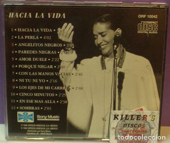 CDs de m&uacute;sica: Chavela Vargas - Hacia la Vida  - CD - Foto 2