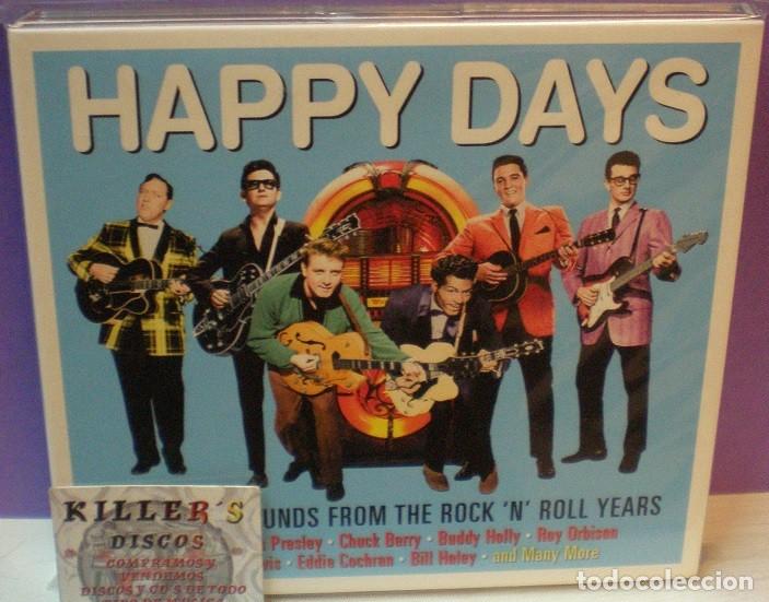 CDs de M&uacute;sica: Happy Days - 75 Classic Sounds From the Rock 'n' Roll Years - 3xCD Recopilatorio