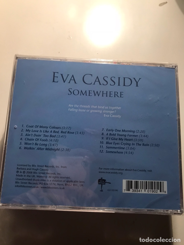 CDs de m&uacute;sica: Eva cassidy Somewhere precintado - Foto 2